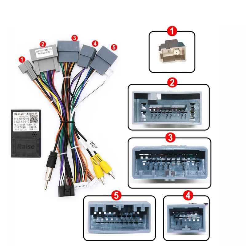 KIT Complet Rama Adaptoare + Cablaj Autodrop Honda CRV pentru Navigatie Multimedia Android 10.1 inch
