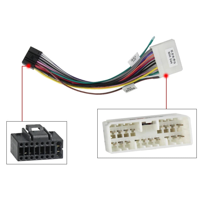 Cablaj alimentare Ssangyong Actyon/Kyron (2014+), compatibil cu navigație Android 16 pini