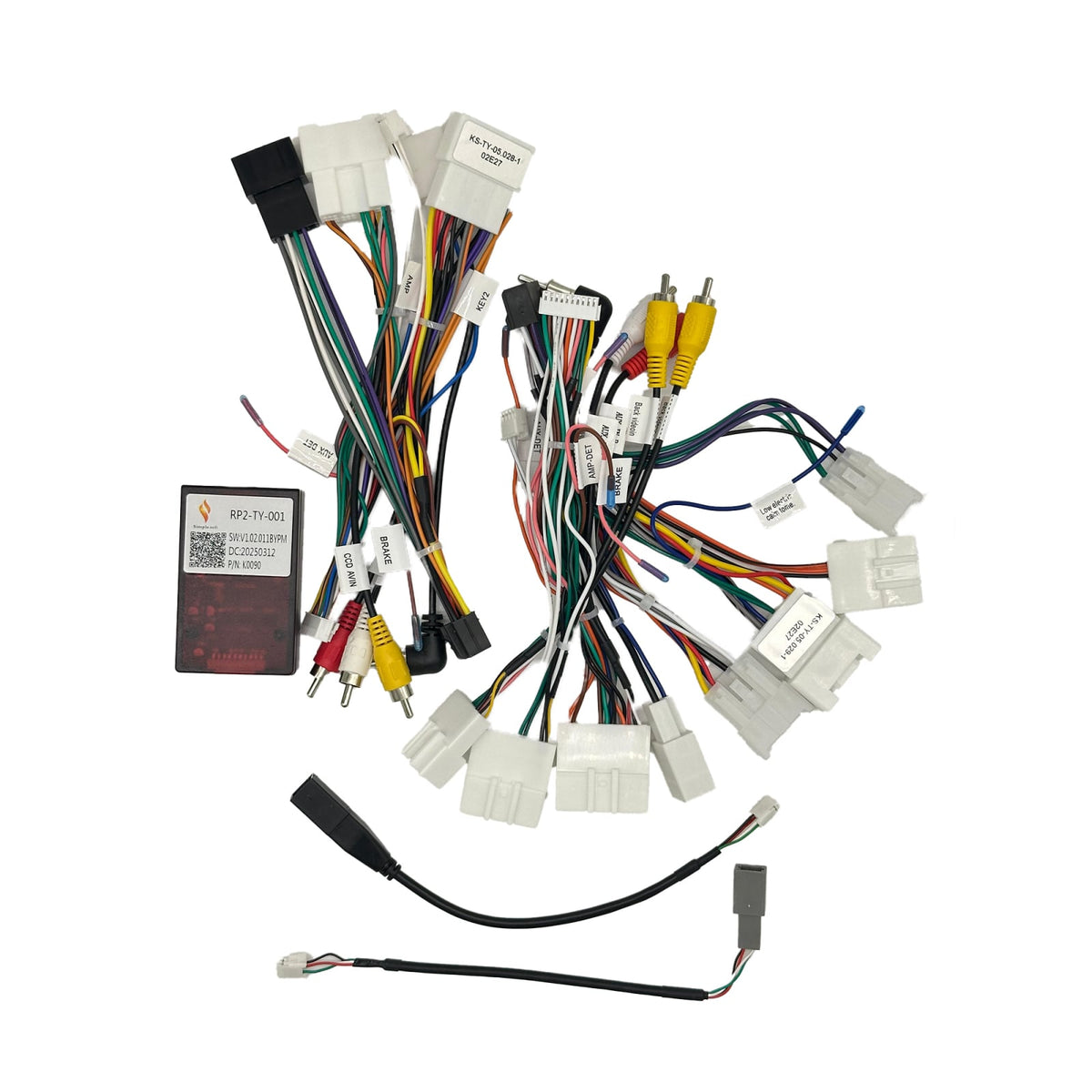 KIT Complet Rama Adaptoare + Cablaj Autodrop Toyota Corolla (2019+) pentru Navigatie Multimedia Android 9 inch