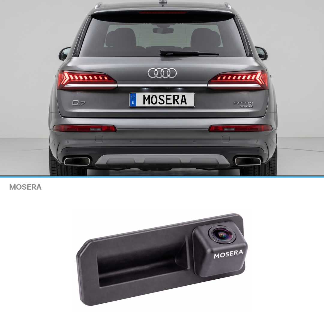 Cameră marșarier Audi Q7 4M 2016+ în mâner AHD 1080P/NTSC MOSERA