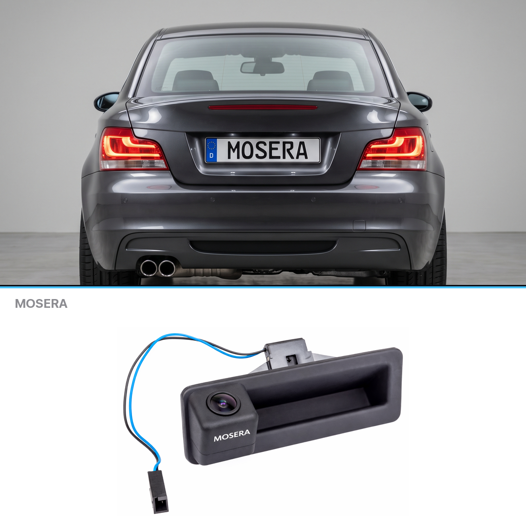 Cameră marșarier BMW Seria 1 E82, E88 2006-2013 AHD 1080P/NTSC MOSERA