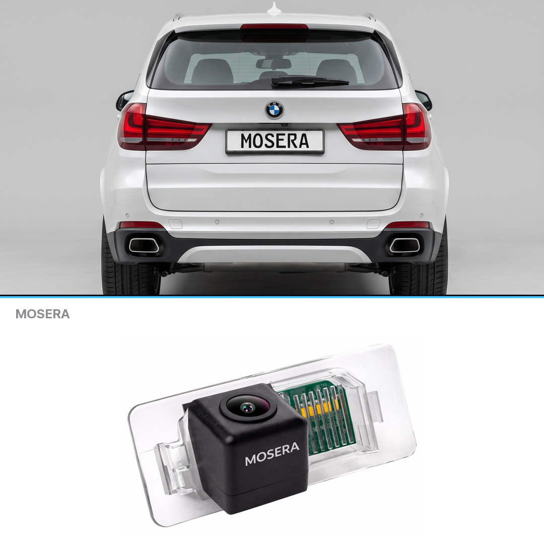 Cameră marșarier BMW X5 F15, F85 2013-2018 AHD 1080P/NTSC MOSERA