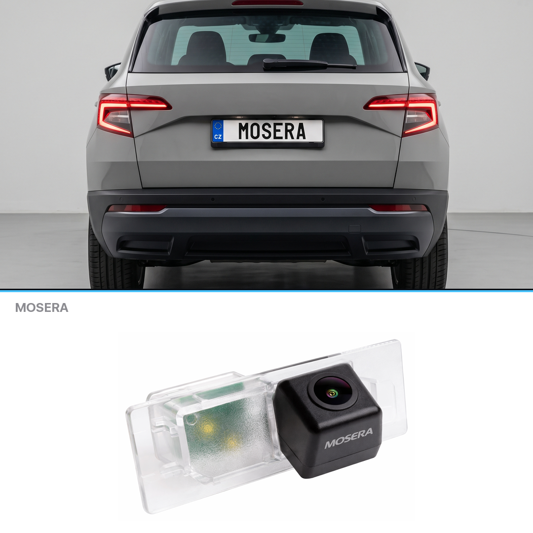 Cameră marșarier Skoda Karoq versiune cu LED 2017+ AHD 1080P/NTSC MOSERA