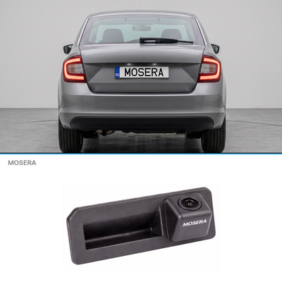 Cameră marșarier Skoda Rapid 2013+ în mâner AHD 1080P/NTSC MOSERA