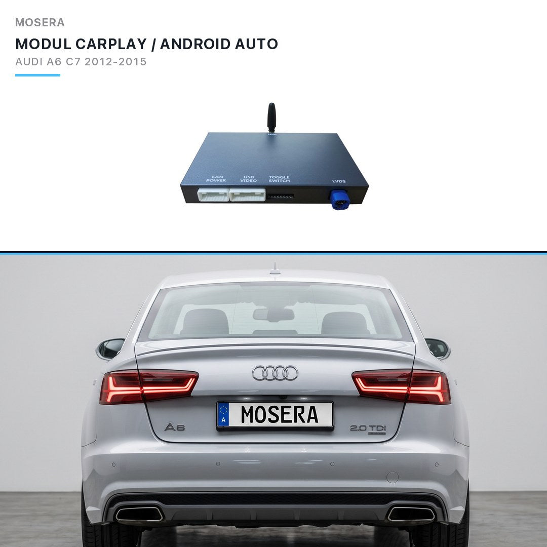 Modul CarPlay wireless & Android Auto Audi A6 C7 2012-2015 RMC | MOSERA