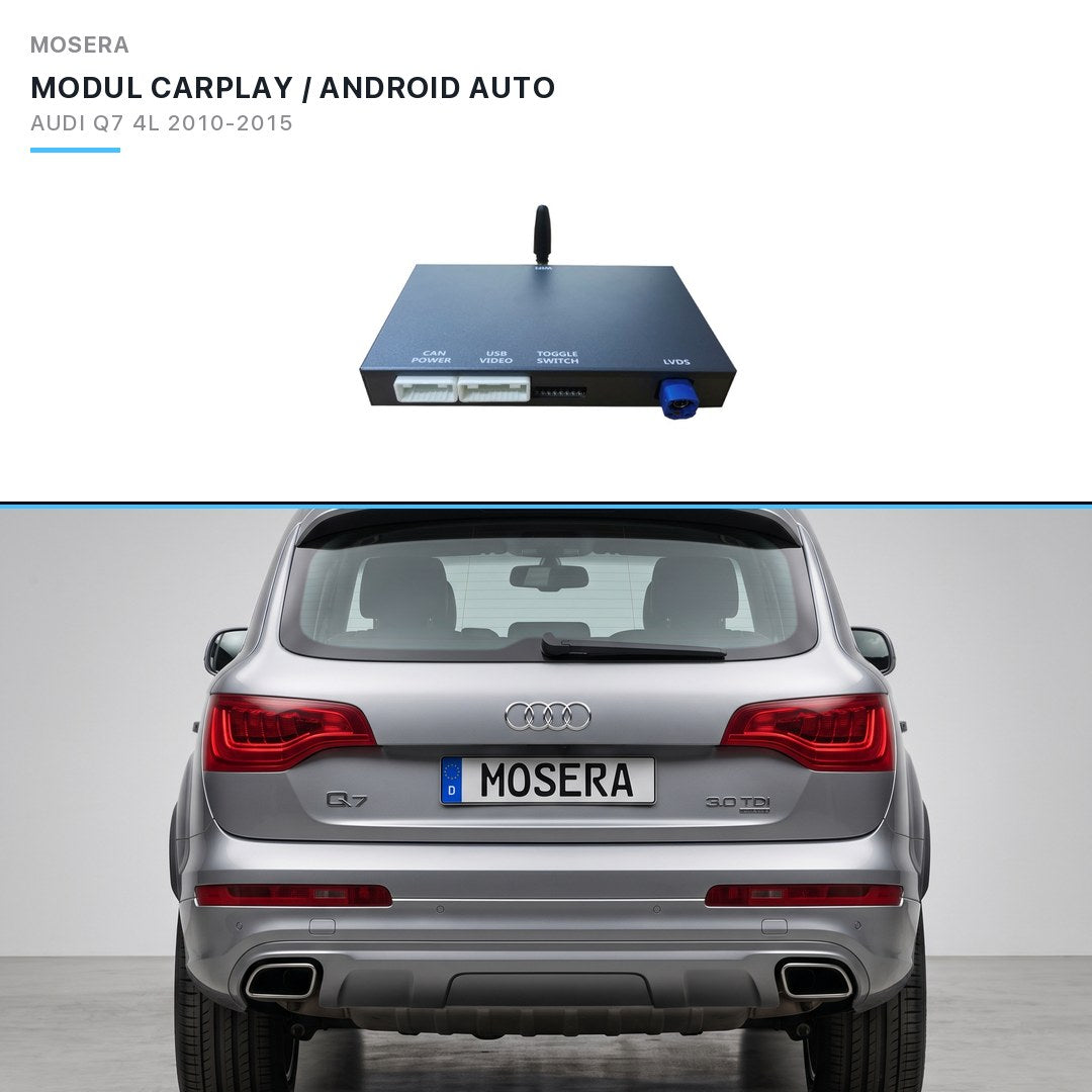 Modul CarPlay wireless & Android Auto Audi Q7 4L 2010-2015 MMI 3G | MOSERA