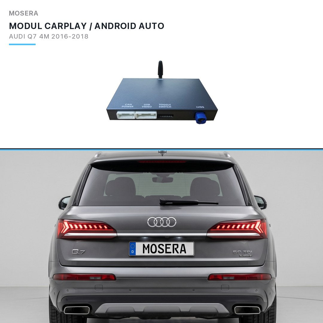 Modul CarPlay wireless & Android Auto Audi Q7 4M 2016-2018 MIB | MOSERA