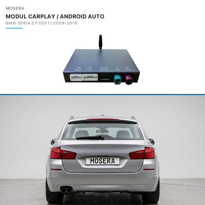 Modul CarPlay wireless & Android Auto BMW Seria 5 F10/F11 2016-2018 EVO | MOSERA