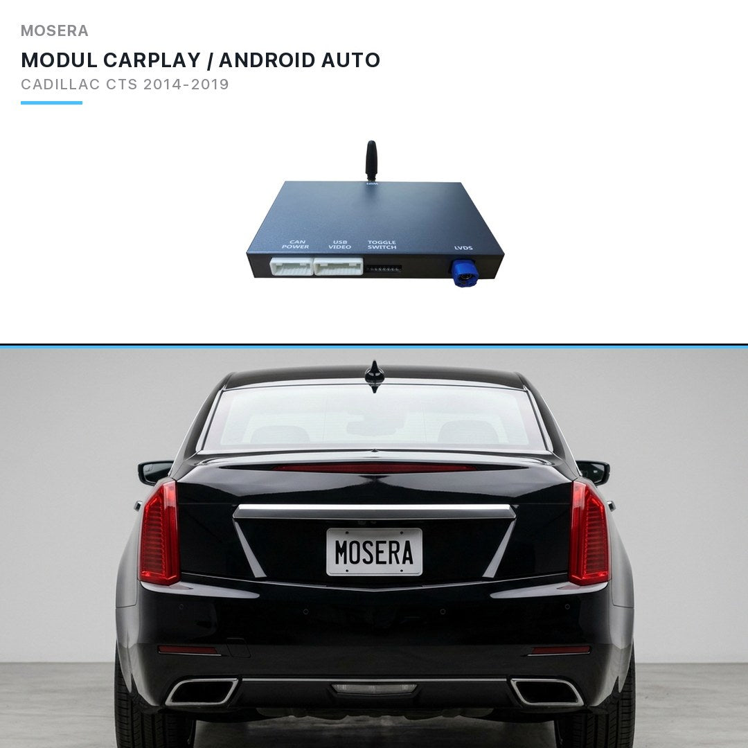 Modul CarPlay wireless & Android Auto Cadillac CTS 2014-2019 CUE 8" | MOSERA