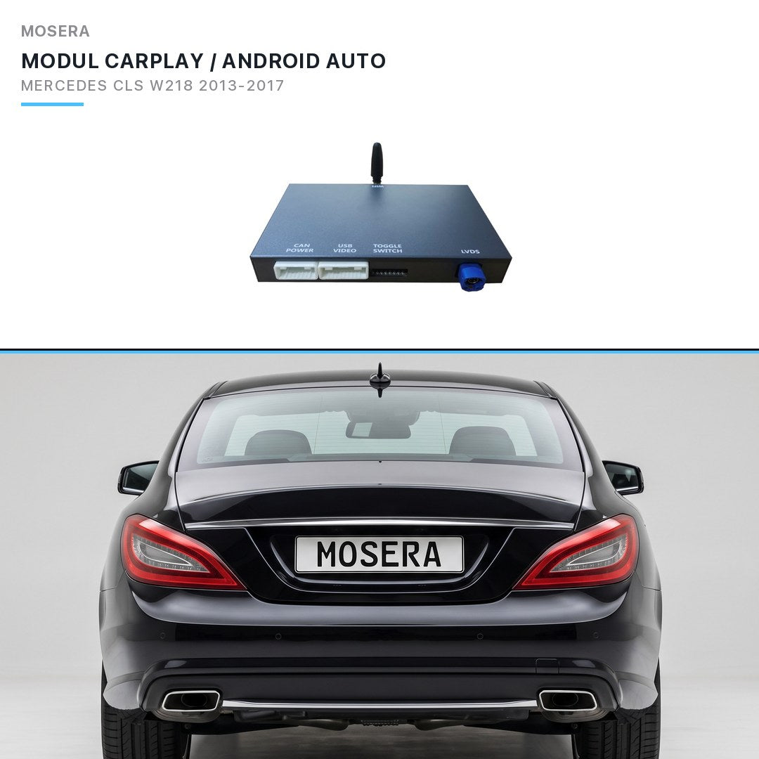 Modul CarPlay wireless & Android Auto Mercedes-Benz CLS W218 2013-2014 NTG4.5 | MOSERA