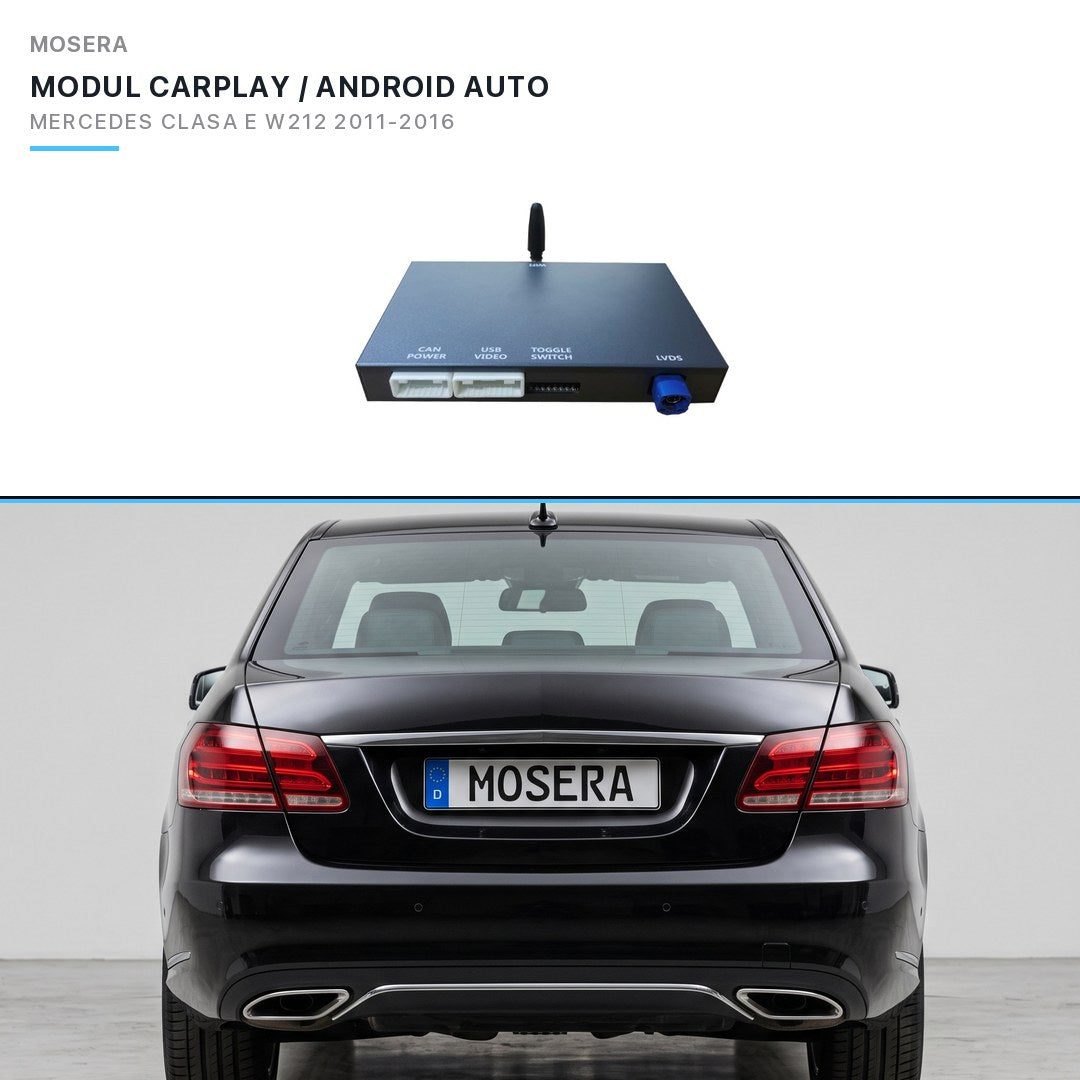 Modul CarPlay wireless & Android Auto Mercedes-Benz E-Class W212 2011-2014 NTG4.5 | MOSERA