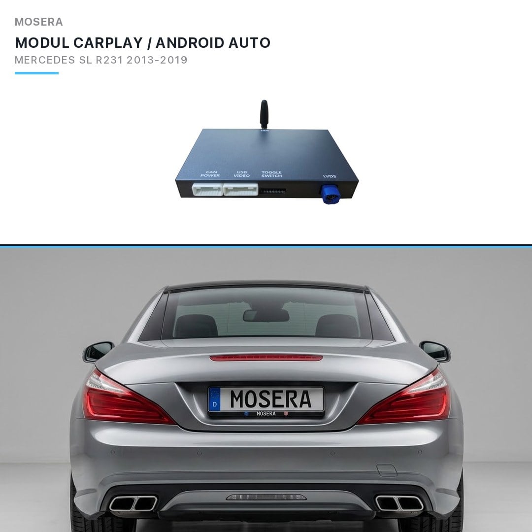 Modul CarPlay wireless & Android Auto Mercedes-Benz SL R231 facelift 2016-2019 NTG5.0 | MOSERA