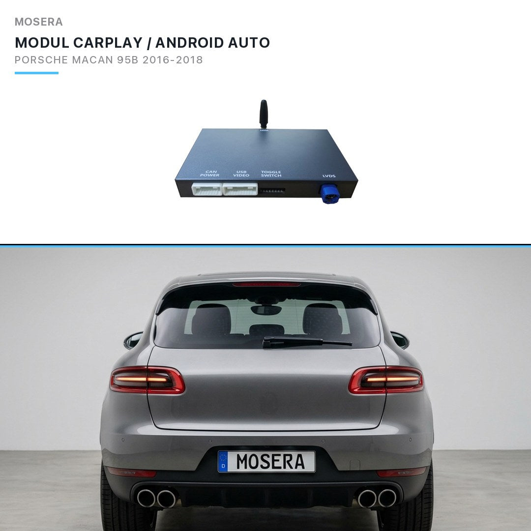 Modul CarPlay wireless & Android Auto Porsche Macan 95B 2016-2018 PCM 4.0 / MIB | MOSERA