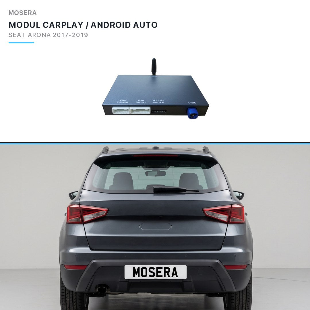 Modul CarPlay wireless & Android Auto Seat Arona 2017-2019 MIB2 | MOSERA