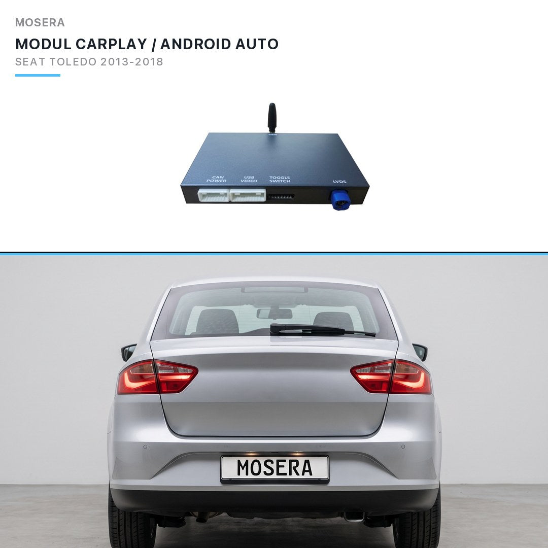 Modul CarPlay wireless & Android Auto Seat Toledo 2013-2018 MIB | MOSERA