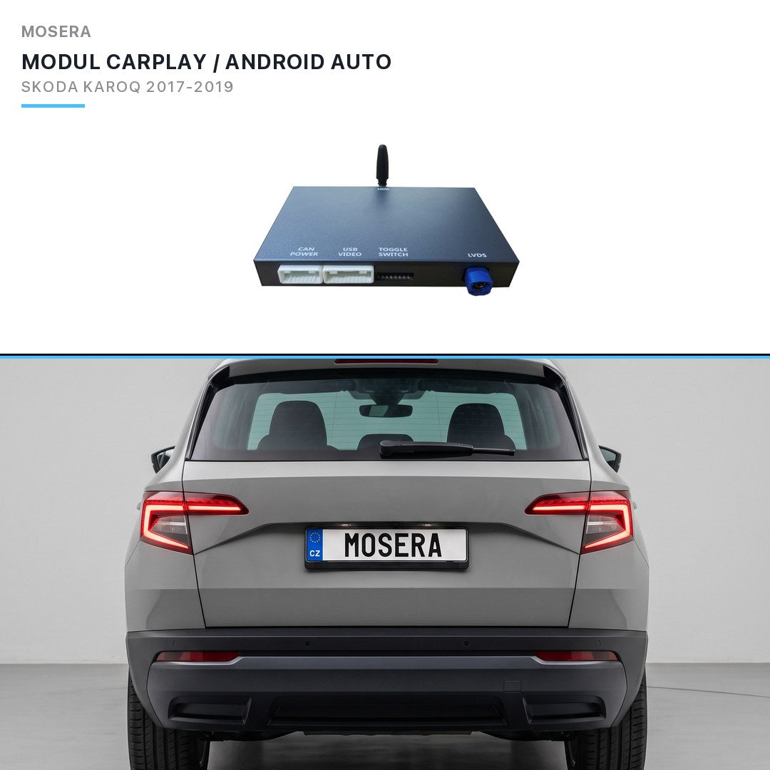 Modul CarPlay wireless & Android Auto Skoda Karoq 2017-2019 MIB2 | MOSERA
