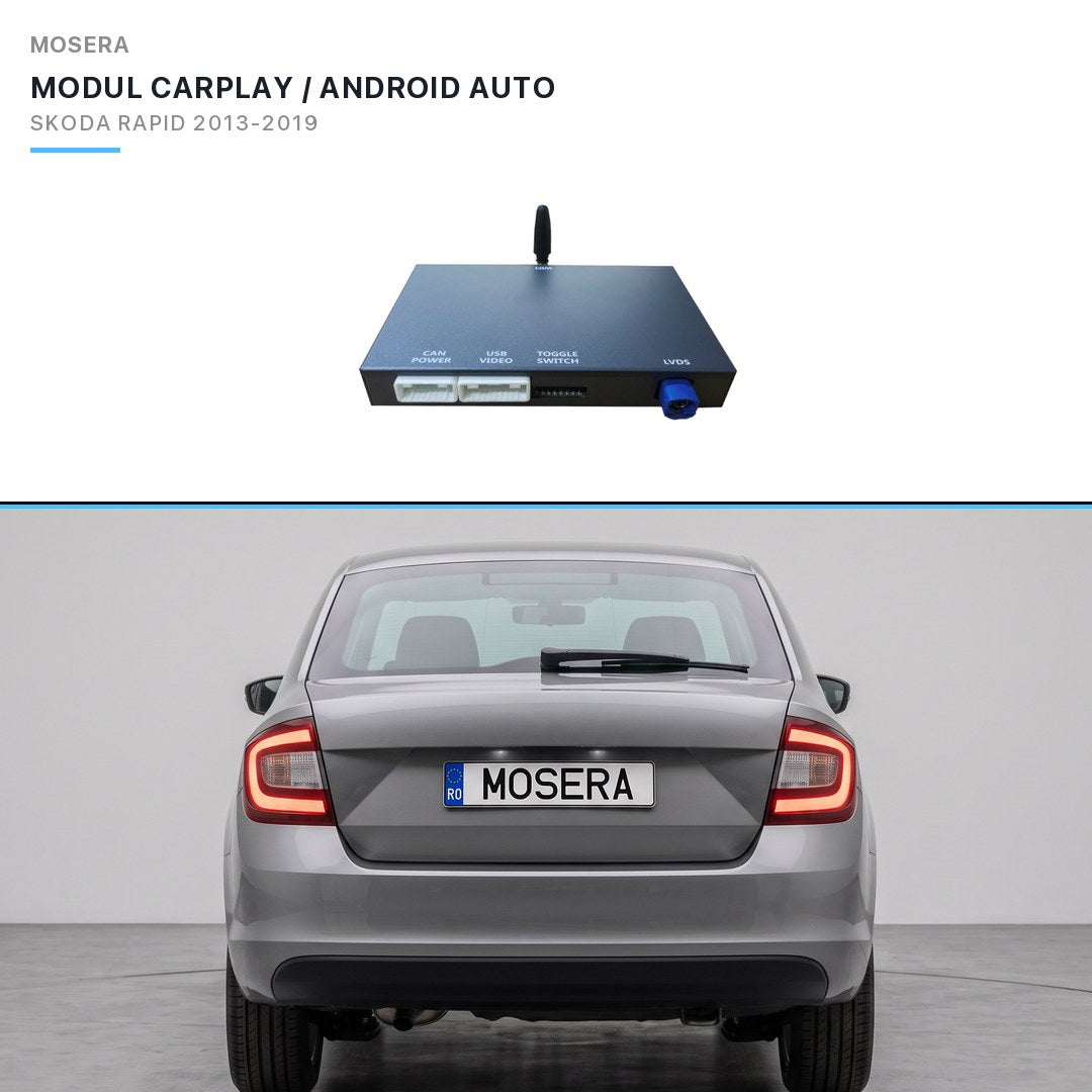 Modul CarPlay wireless & Android Auto Skoda Rapid 2013-2019 MIB | MOSERA