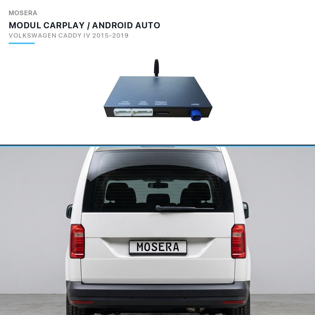 Modul CarPlay wireless & Android Auto Volkswagen Caddy IV 2015-2019 MIB | MOSERA