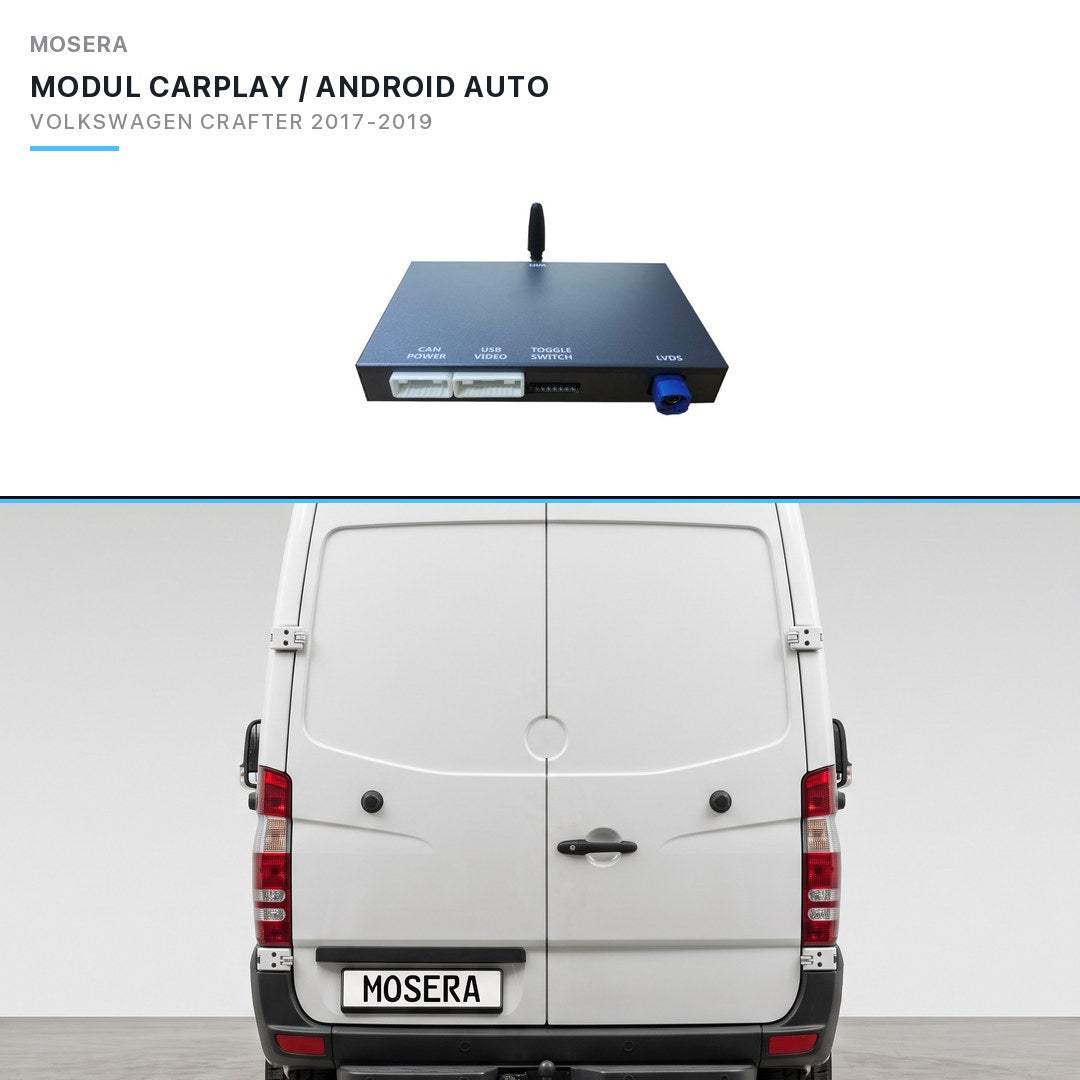 Modul CarPlay wireless & Android Auto Volkswagen Crafter 2017-2019 MIB2 | MOSERA
