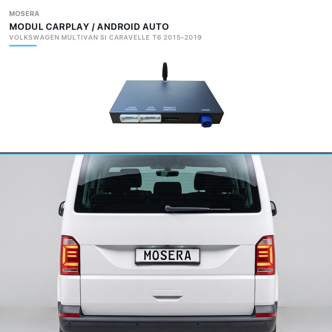 Modul CarPlay wireless & Android Auto Volkswagen Multivan / Caravelle T6 2015-2019 MIB | MOSERA
