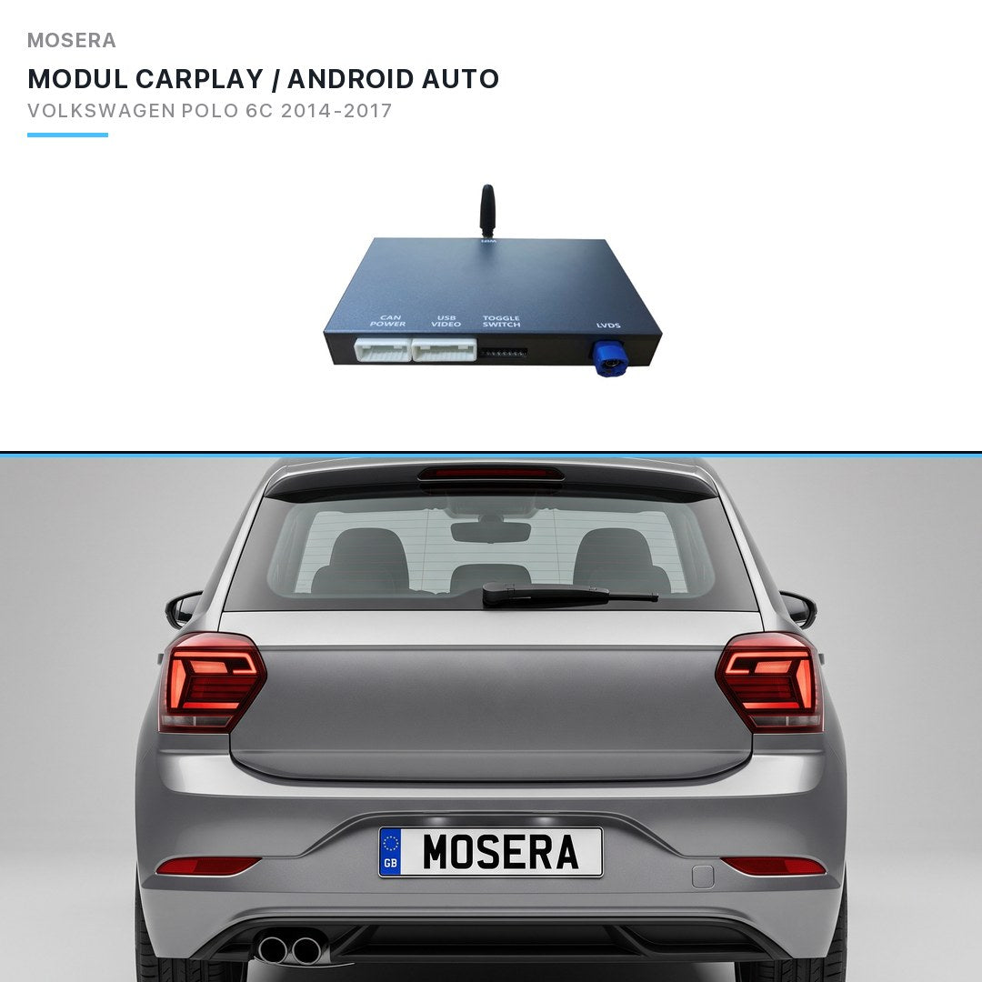Modul CarPlay wireless & Android Auto Volkswagen Polo 6C 2014-2017 MIB | MOSERA