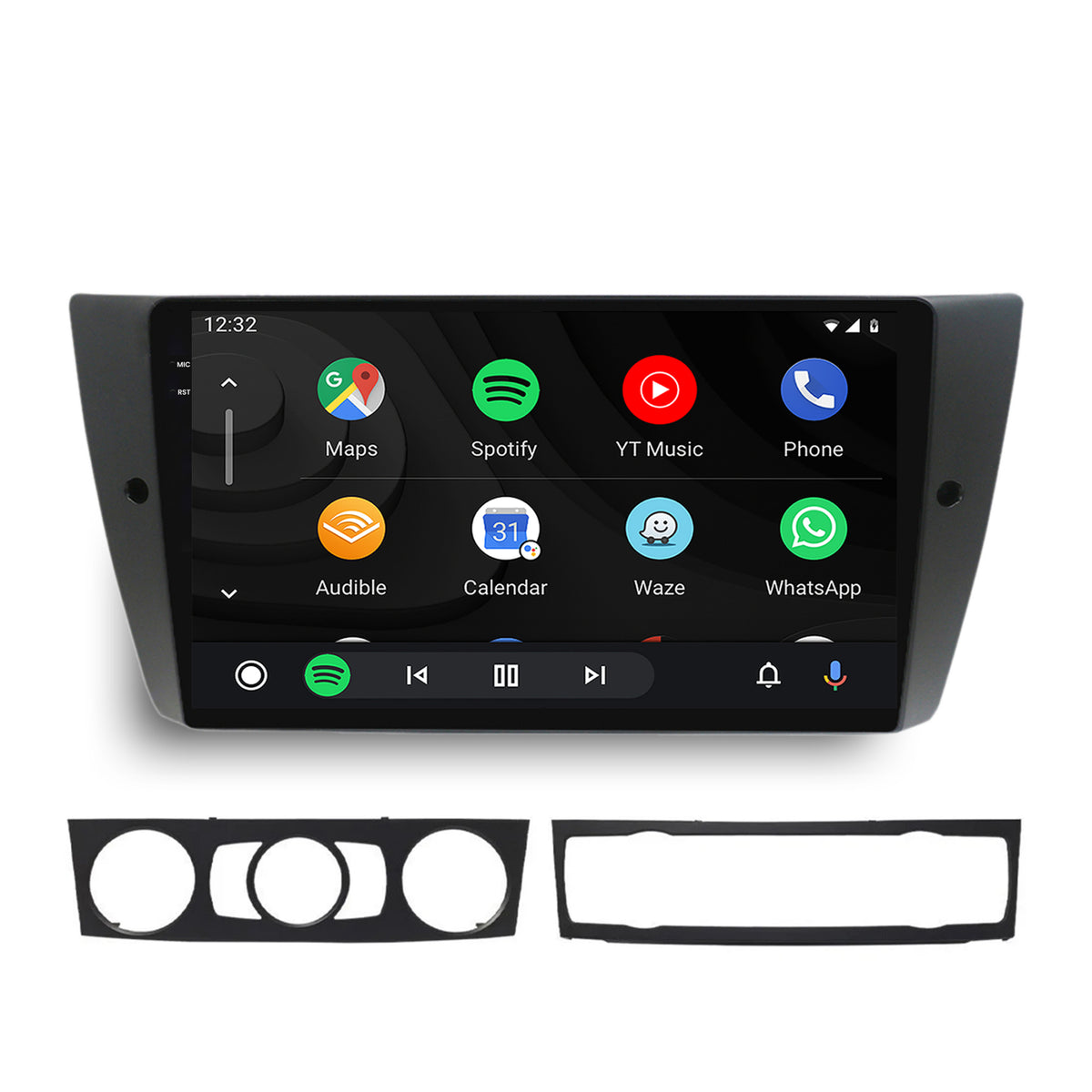 Navigatie 2K BMW Seria 3 E90, E91, E92, Android, S-Quadcore / 4GB RAM + 64GB ROM, 9.5 Inch - AD-BGS90042K+AD-BGRKIT391