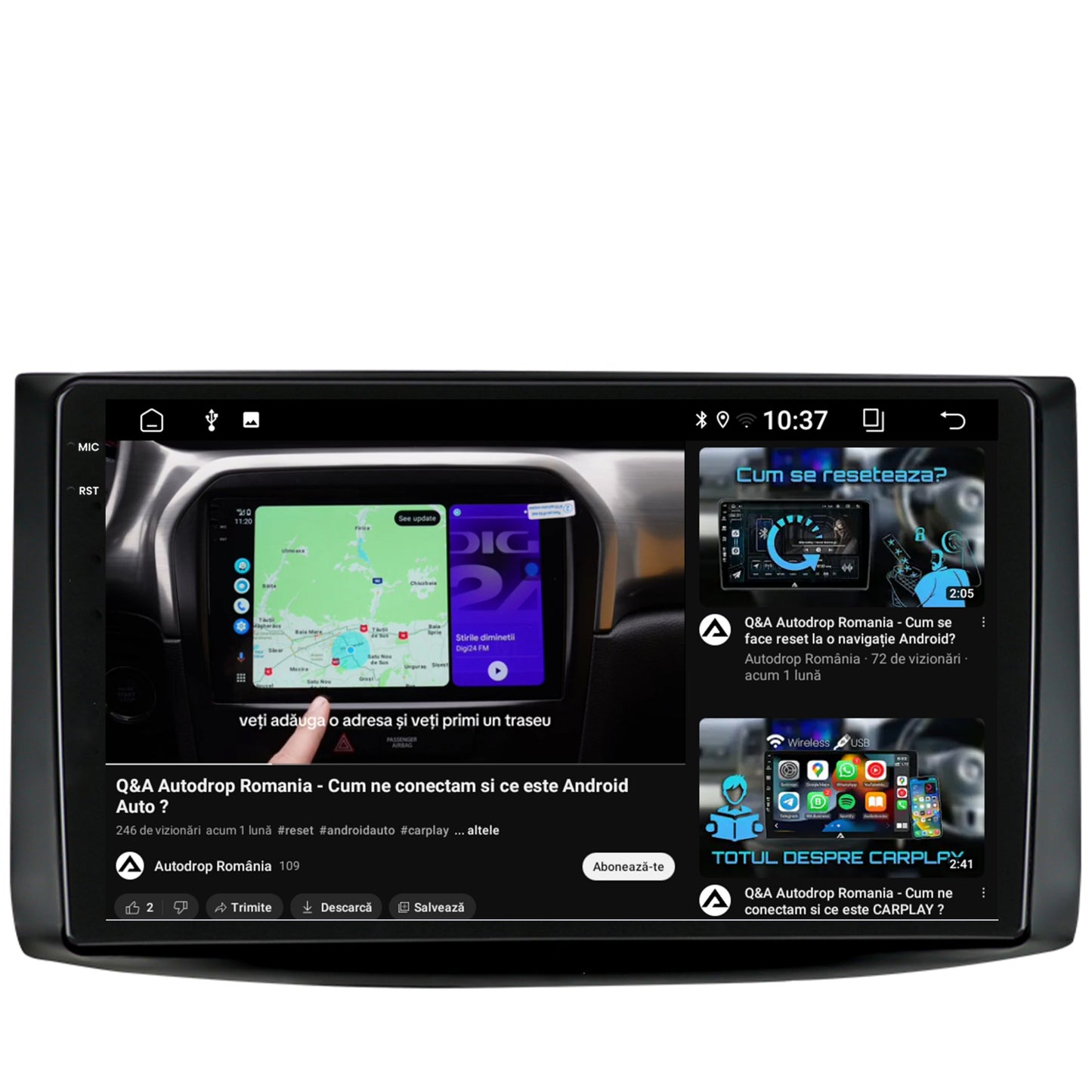 Navigatie 2K Chevrolet Aveo (2006-2012), Android, S-Quadcore / 4GB RAM + 64GB ROM, 9.5 Inch - AD-BGS90042K+AD-BGRKIT245