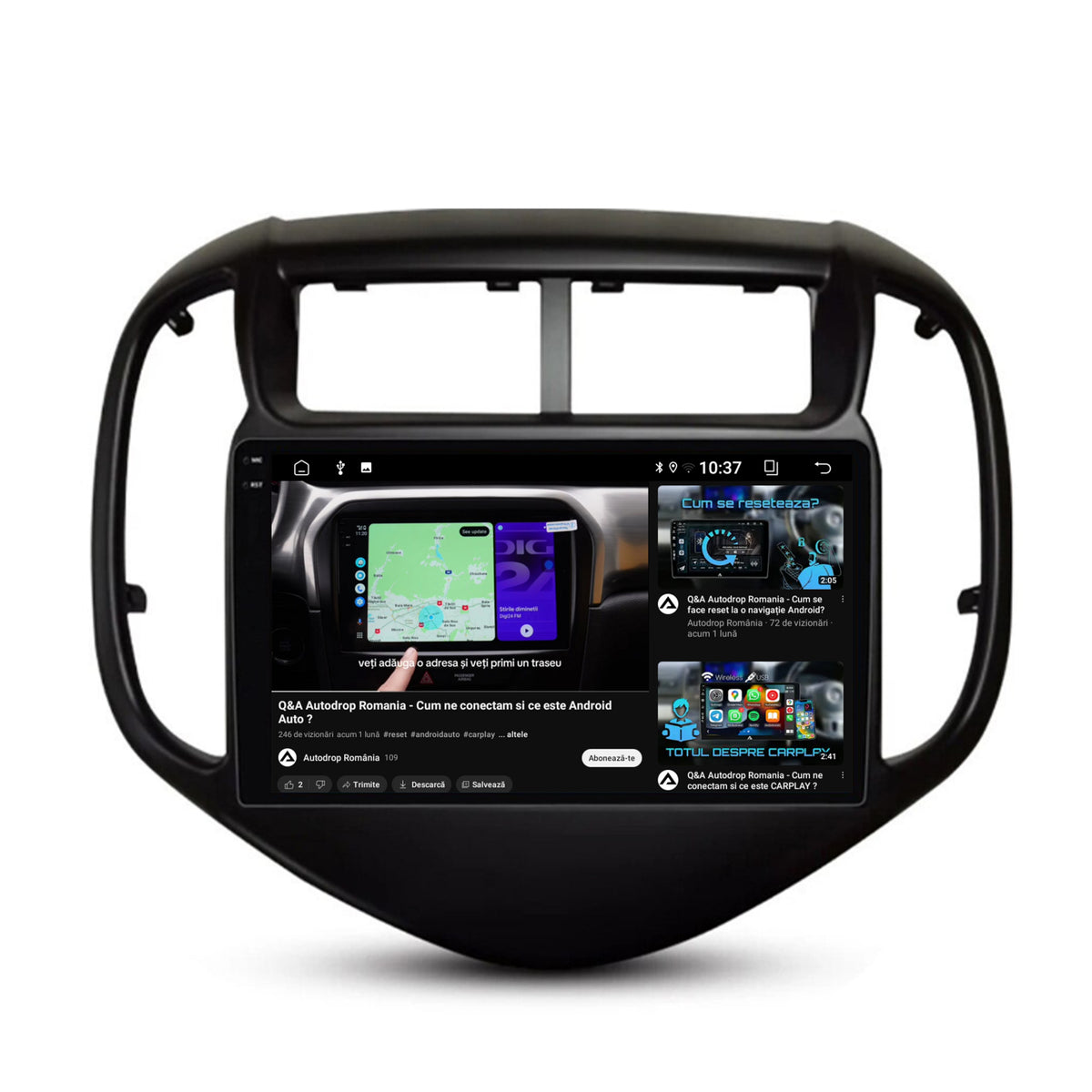 Navigatie 2K Chevrolet Aveo (2016-2021), Android, S-Quadcore / 4GB RAM + 64GB ROM, 9.5 Inch - AD-BGS90042K+AD-BGRKIT230