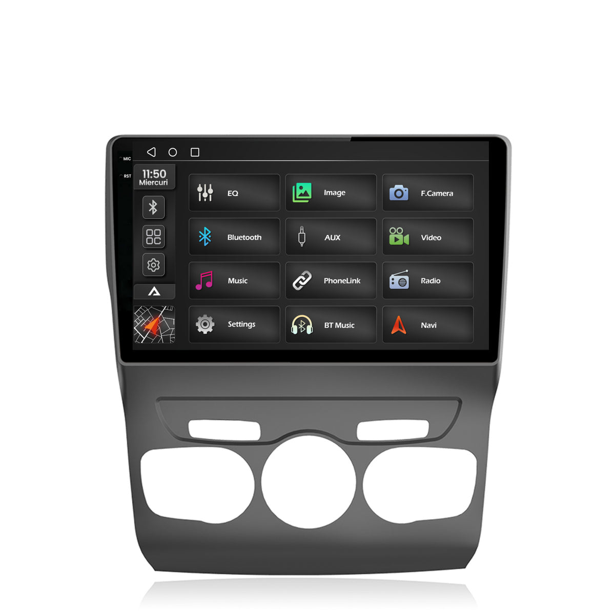 Navigatie 2K Citroen C4L (2011-2016), Android, S-Quadcore / 4GB RAM + 64GB ROM, 10.36 Inch - AD-BGS100042K+AD-BGRKIT342