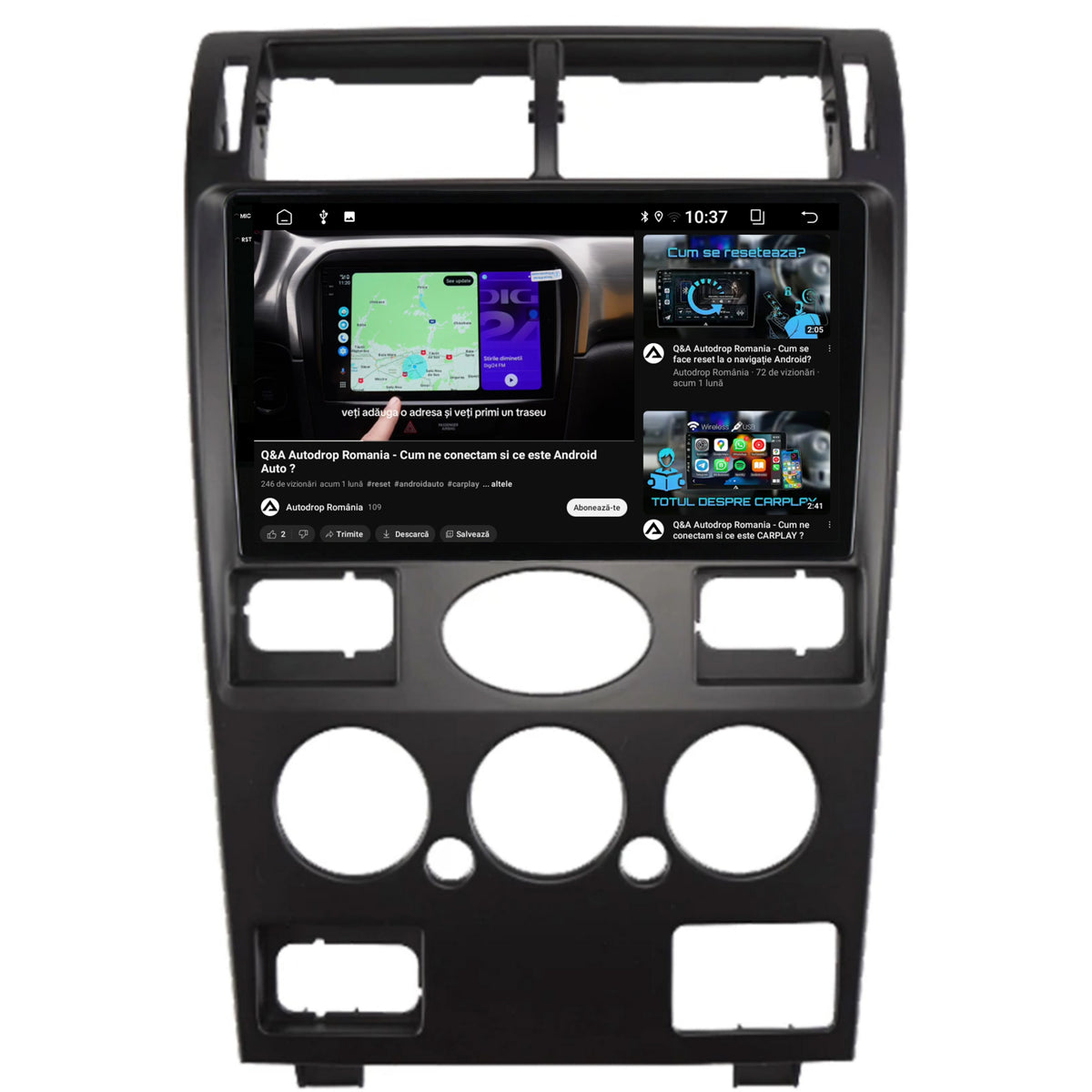 Navigatie 2K Ford Mondeo (2001-2007) Clima Manuala, Android, S-Quadcore / 4GB RAM + 64GB ROM, 9.5 Inch - AD-BGS90042K+AD-BGRKIT127 - Copie