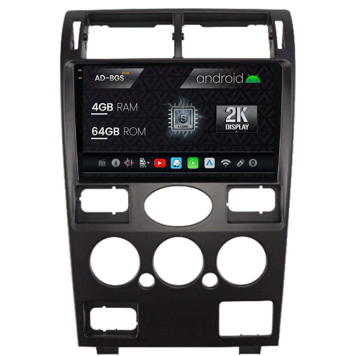 Navigatie 2K Ford Mondeo (2001-2007) Clima Manuala, Android, S-Quadcore / 4GB RAM + 64GB ROM, 9.5 Inch - AD-BGS90042K+AD-BGRKIT127 - Copie