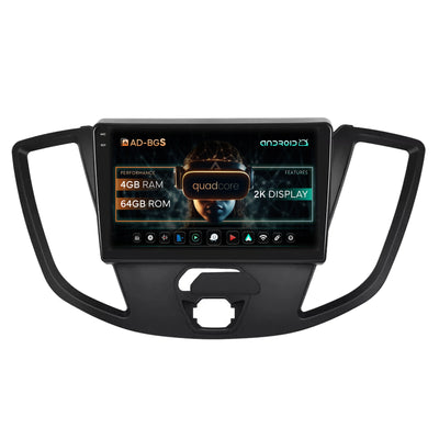 Navigatie 2K Ford Transit (2014-2020), Android,S-Quadcore / 4GB RAM + 64GB ROM, 9.5 Inch - AD-BGS90042K+AD-BGRKIT123V2