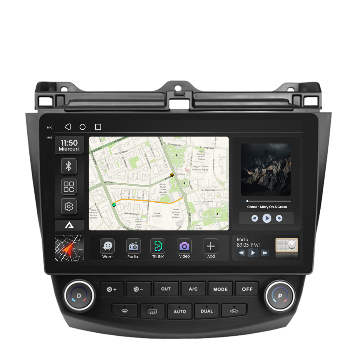 Navigatie 2K Honda Accord 7 (2005-2008), Android, S-Quadcore / 4GB RAM + 64GB ROM, 10.36 Inch - AD-BGS100042K+AD-BGRKIT012