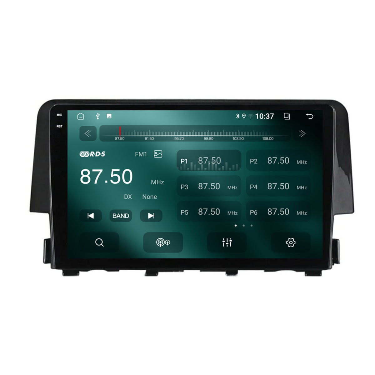Navigatie 2K Honda Civic X / Sedan (2015-2021), Android, S-Quadcore / 4GB RAM + 64GB ROM, 9.5 Inch - AD-BGS90042K+AD-BGRKIT004
