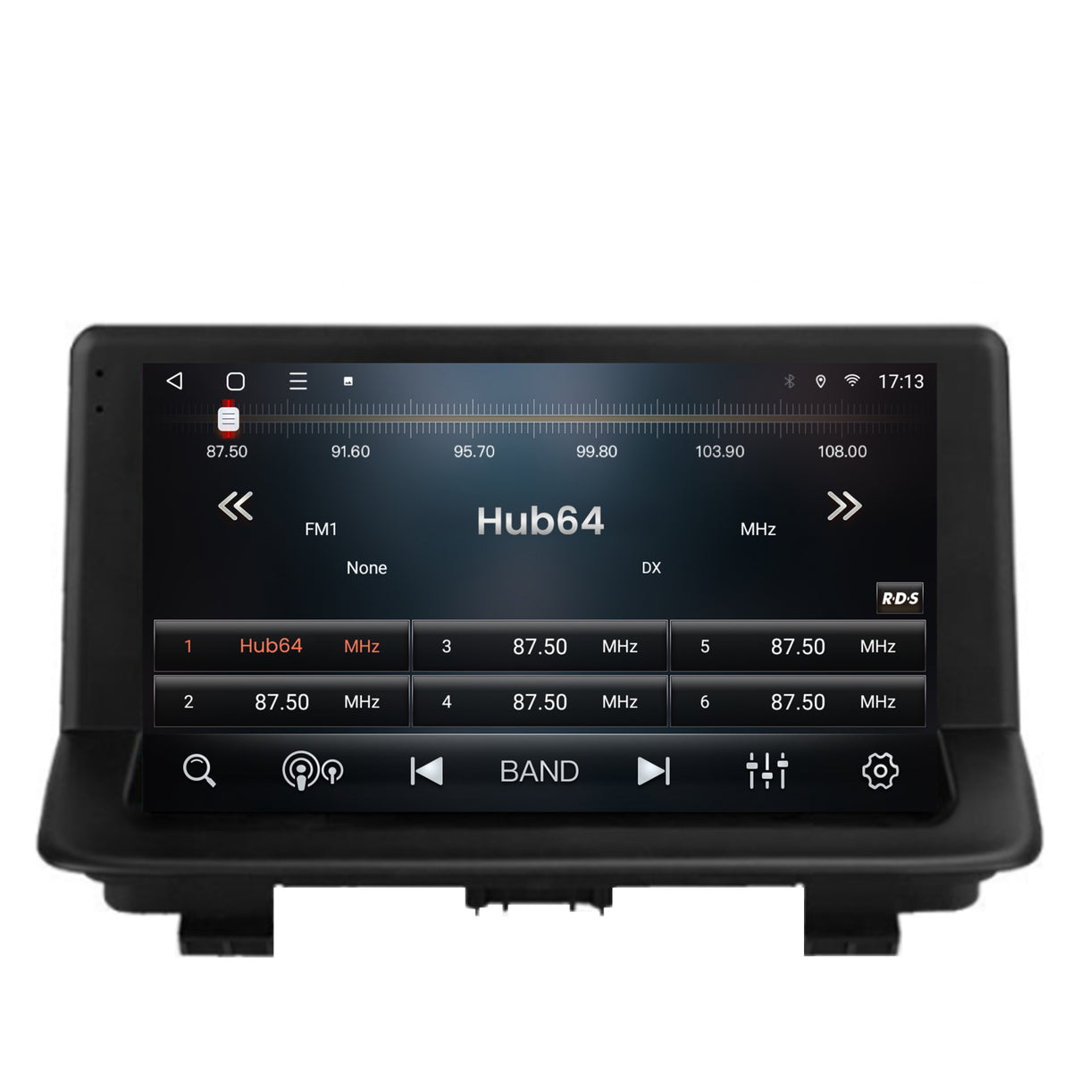 Navigatie 2K HUB64 Audi Q3 (2011-2018), 4GB RAM, Android, Octacore, Slot Sim 4G, DSP, GPS, Wi-FI, Carplay, Android Auto, USB, Bluetooth, Waze, Touchscreen, 9.5 Inch