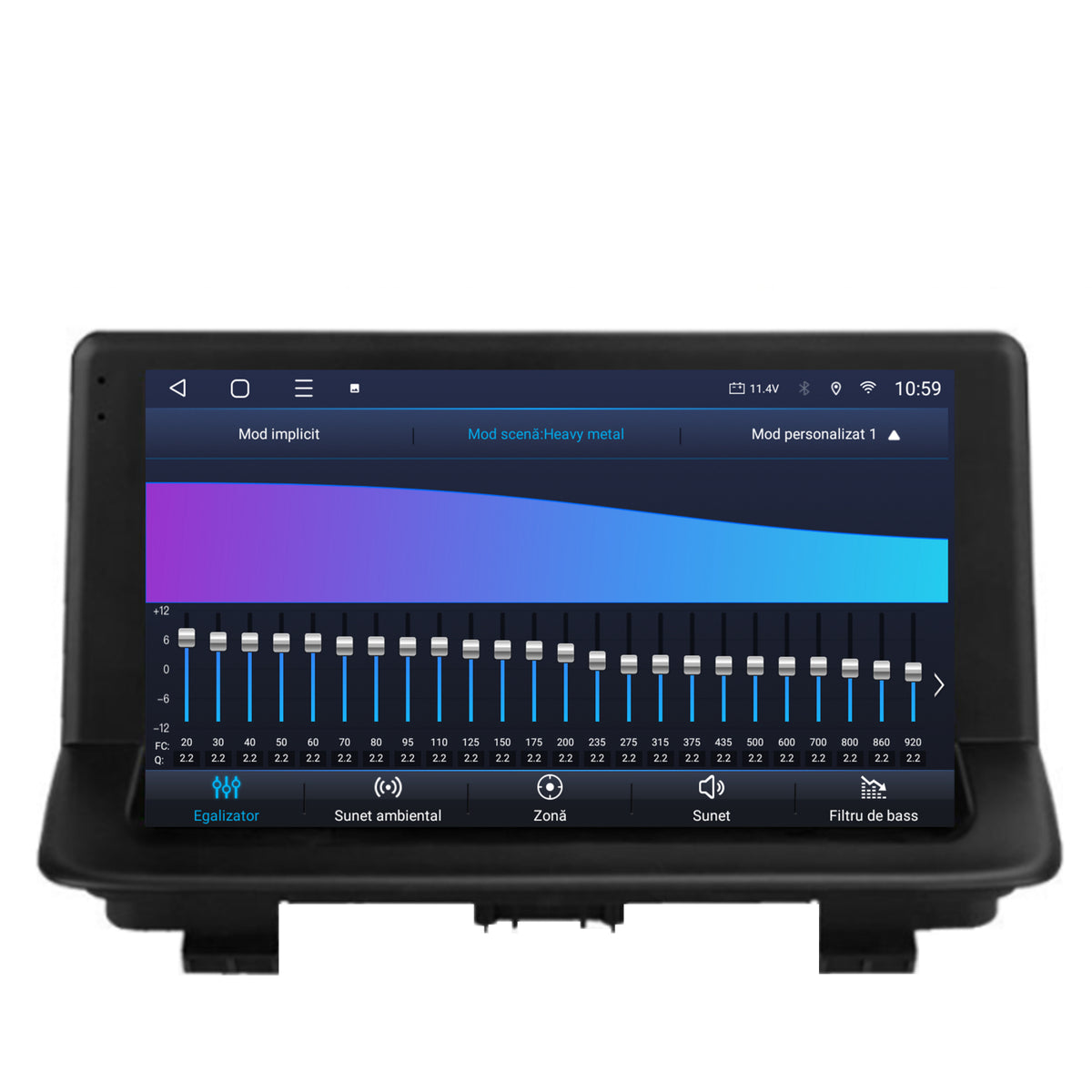Navigatie 2K HUB64 Audi Q3 (2011-2018), 4GB RAM, Android, Octacore, Slot Sim 4G, DSP, GPS, Wi-FI, Carplay, Android Auto, USB, Bluetooth, Waze, Touchscreen, 9.5 Inch