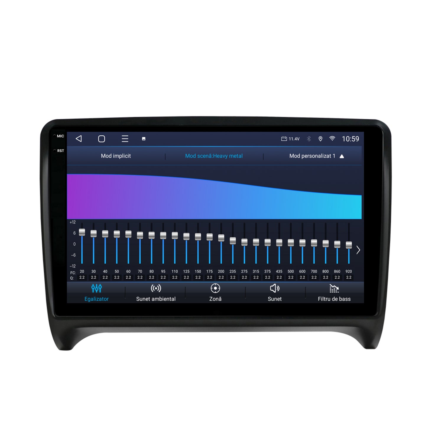Navigatie 2K HUB64 Audi TT, 8GB RAM, Android, Octacore, Slot Sim 4G, DSP, GPS, Wi-FI, Carplay, Android Auto, USB, Bluetooth, Waze, Touchscreen, 9.5 Inch