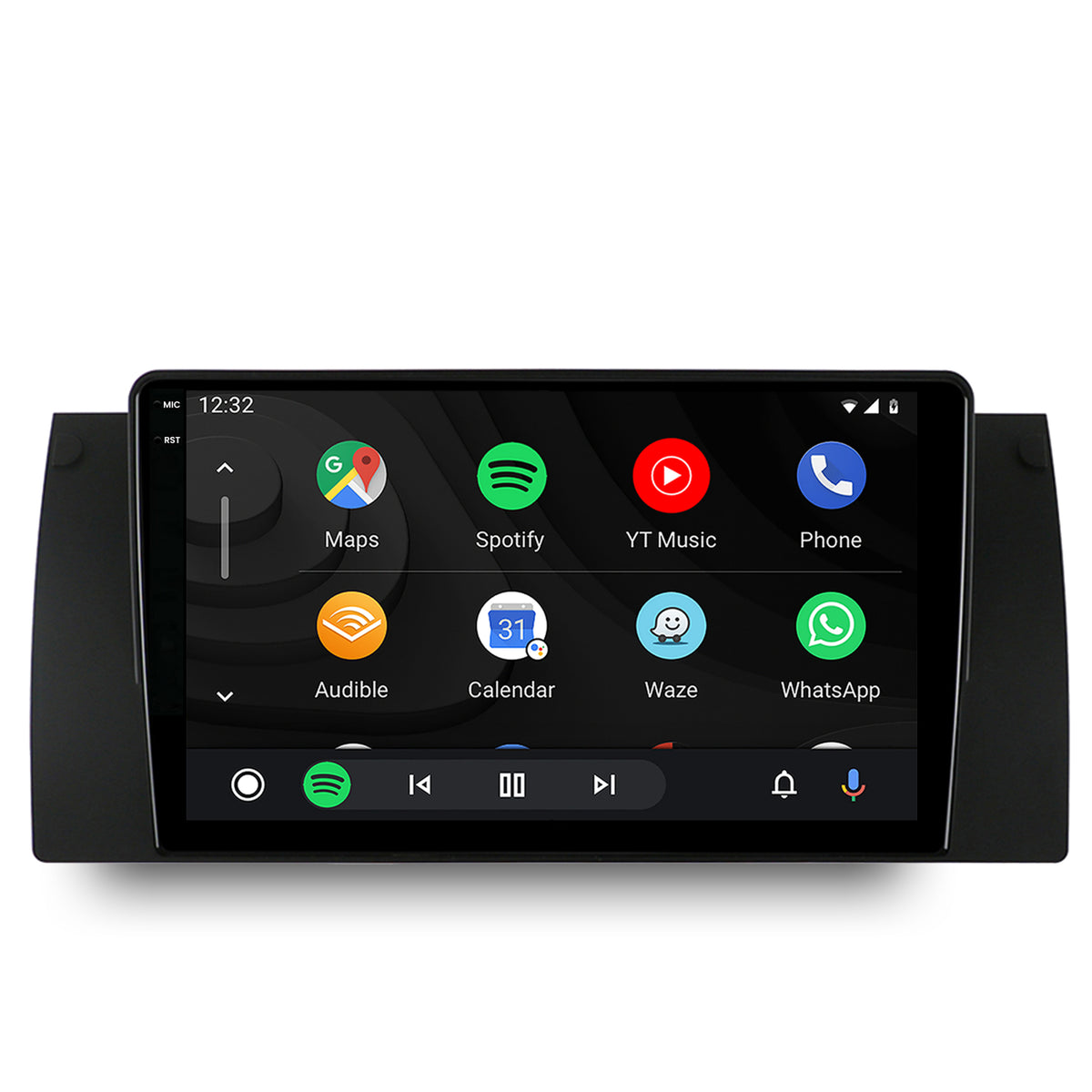 Navigatie 2K HUB64 BMW E39/E53/E38, 4GB RAM, Android, Octacore, Slot Sim 4G, DSP, GPS, Wi-FI, Carplay, Android Auto, USB, Bluetooth, Waze, Touchscreen, 9.5 Inch
