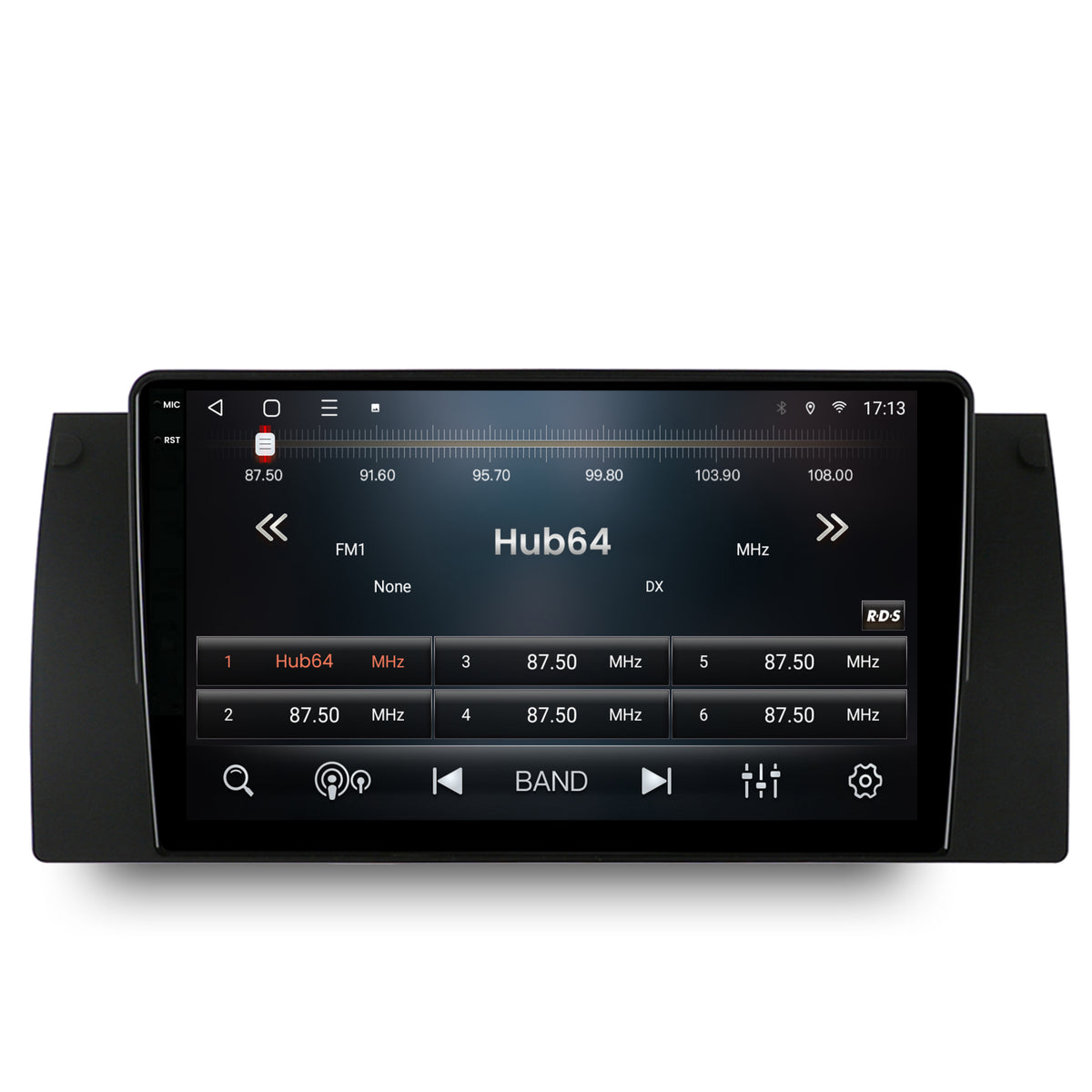 Navigatie 2K HUB64 BMW E39/E53/E38, 8GB RAM, Android, Octacore, Slot Sim 4G, DSP, GPS, Wi-FI, Carplay, Android Auto, USB, Bluetooth, Waze, Touchscreen, 9.5 Inch