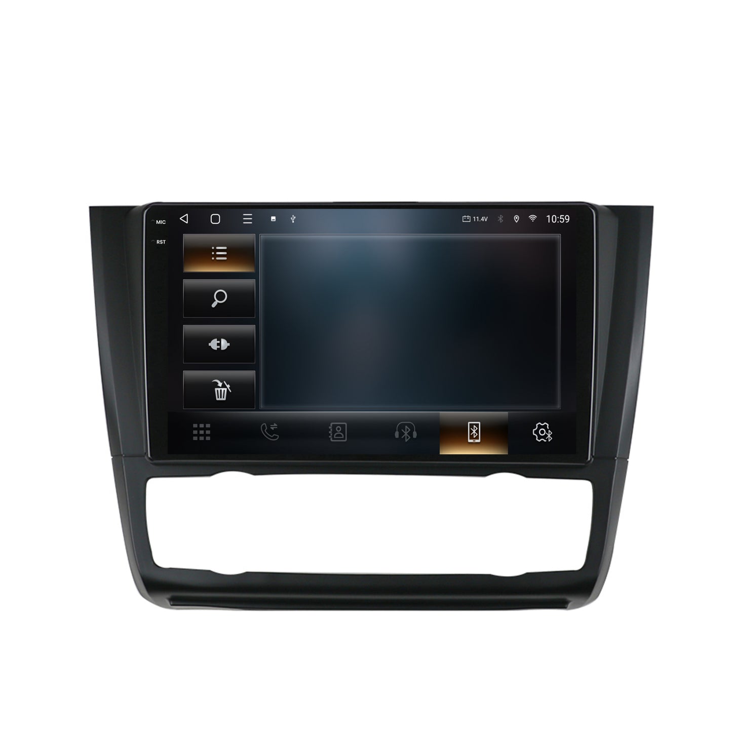 Navigatie 2K HUB64 BMW Seria 1 E87 (2007-2011), Clima Automata, 4GB RAM, Android, Octacore, Slot Sim 4G, DSP, GPS, Wi-FI, Carplay, Android Auto, USB, Bluetooth, Waze, Touchscreen, 9.5 Inch