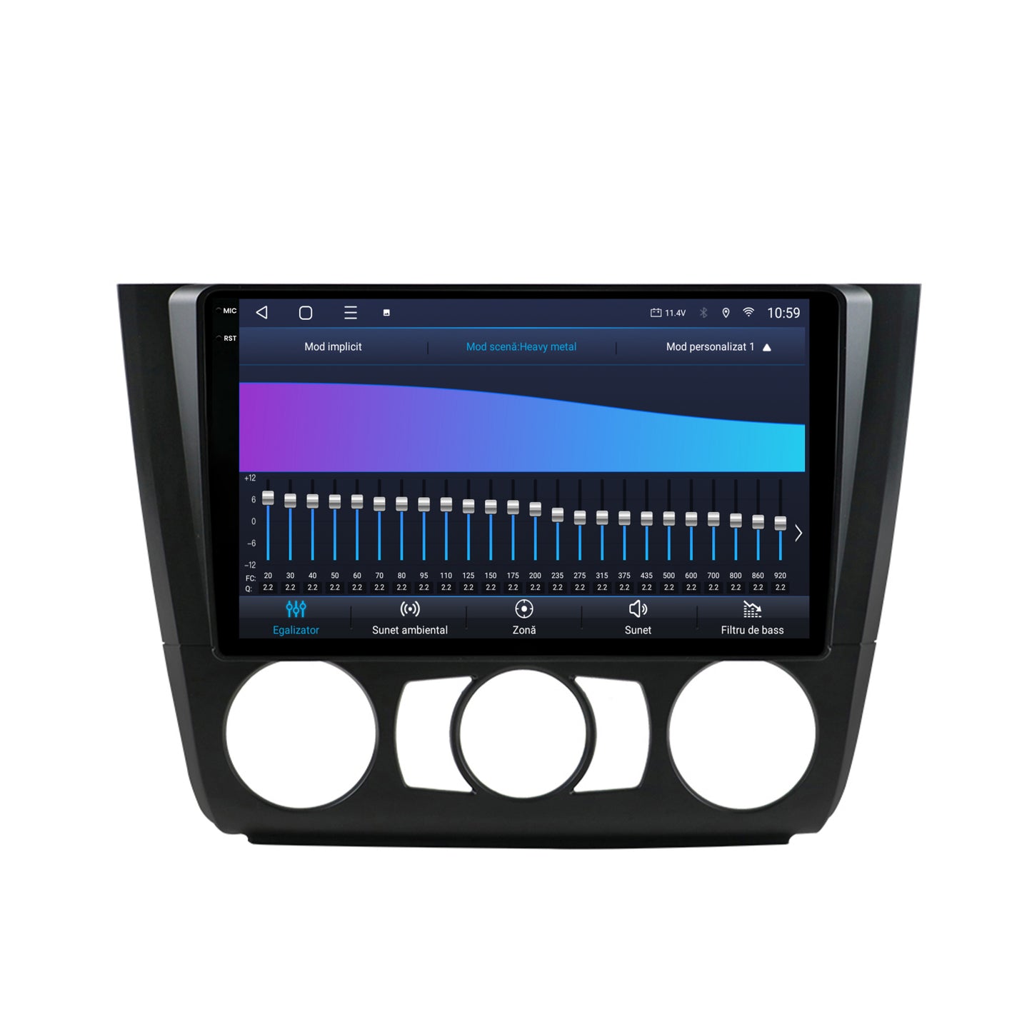 Navigatie 2K HUB64 BMW Seria 1 E87 (2007-2011), Clima Manuala, 8GB RAM, Android, Octacore, Slot Sim 4G, DSP, GPS, Wi-FI, Carplay, Android Auto, USB, Bluetooth, Waze, Touchscreen, 9.5 Inch