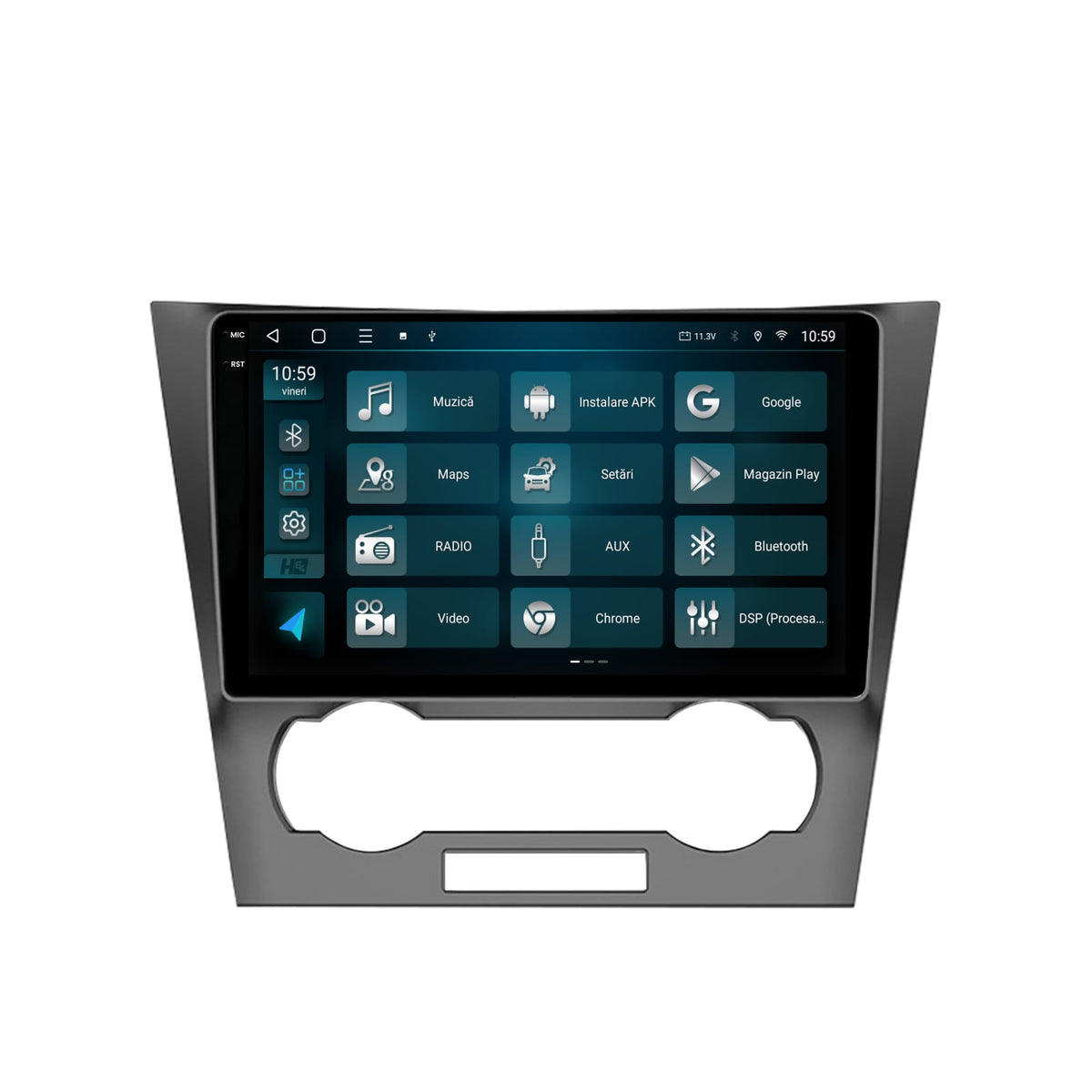Navigatie 2K HUB64 Chevrolet Epica (2006-2012), 4GB RAM, Android, Octacore, Slot Sim 4G, DSP, GPS, Wi-FI, Carplay, Android Auto, USB, Bluetooth, Waze, Touchscreen, 9.5 Inch