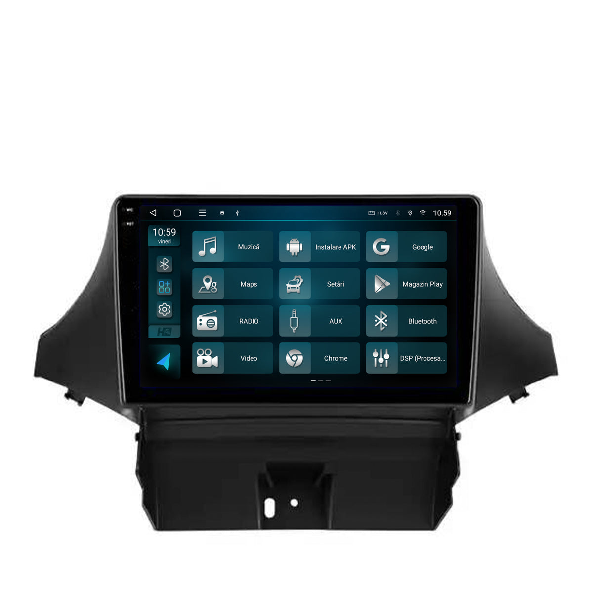 Navigatie 2K HUB64 Chevrolet Orlando (2009-2017), 8GB RAM, Android, Octacore, Slot Sim 4G, DSP, GPS, Wi-FI, Carplay, Android Auto, USB, Bluetooth, Waze, Touchscreen, 9.5 Inch