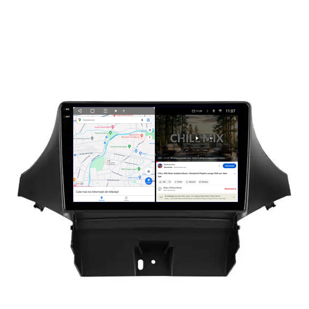 Navigatie 2K HUB64 Chevrolet Orlando (2009-2017), 8GB RAM, Android, Octacore, Slot Sim 4G, DSP, GPS, Wi-FI, Carplay, Android Auto, USB, Bluetooth, Waze, Touchscreen, 9.5 Inch