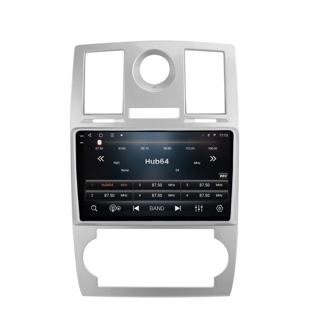 Navigatie 2K HUB64 Chrysler 300C (2004-2011), 8GB RAM, Android, Octacore, Slot Sim 4G, DSP, GPS, Wi-FI, Carplay, Android Auto, USB, Bluetooth, Waze, Touchscreen, 9.5 Inch