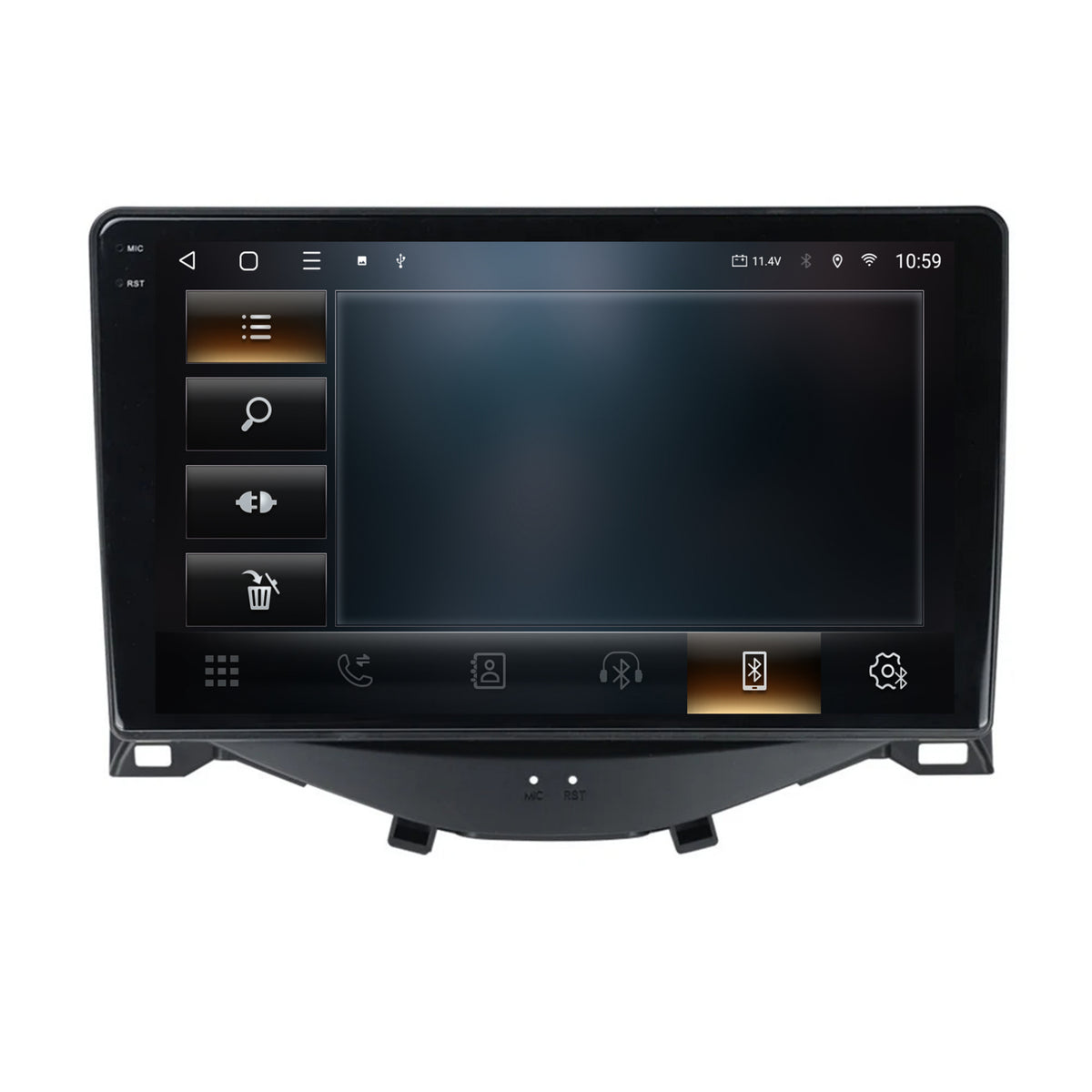 Navigatie 2K HUB64 Citroen C1 / Peugeot 108 / Toyota AYGO (2014-2022), 4GB RAM, Android, Octacore, Slot Sim 4G, DSP, GPS, Wi-FI, Carplay, Android Auto, USB, Bluetooth, Waze, Touchscreen, 9.5 Inch