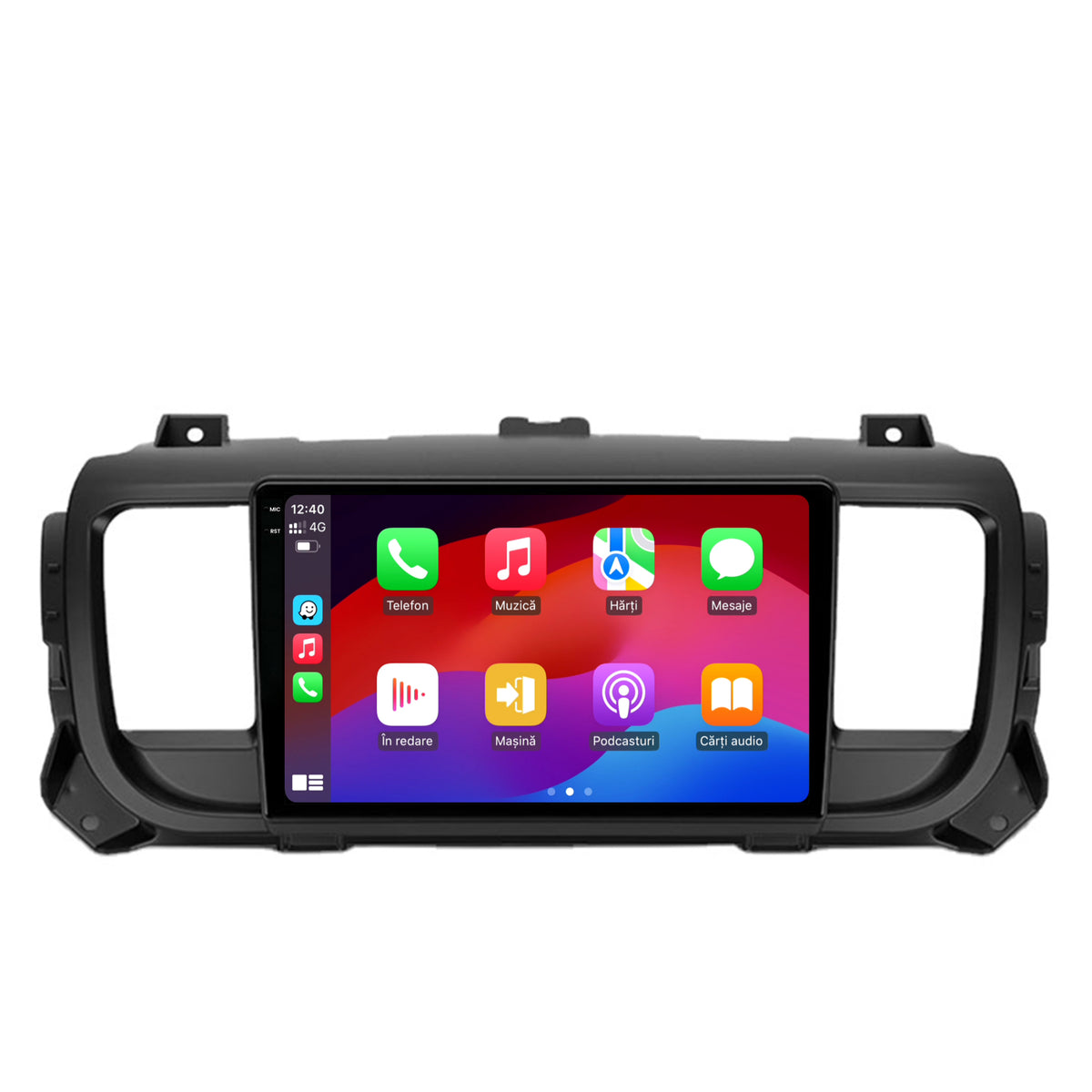 Navigatie 2K HUB64 Citroen Jumpy / Peugeot Expert (2017-2021), 4GB RAM, Android, Octacore, Slot Sim 4G, DSP, GPS, Wi-FI, Carplay, Android Auto, USB, Bluetooth, Waze, Touchscreen, 9.5 Inch