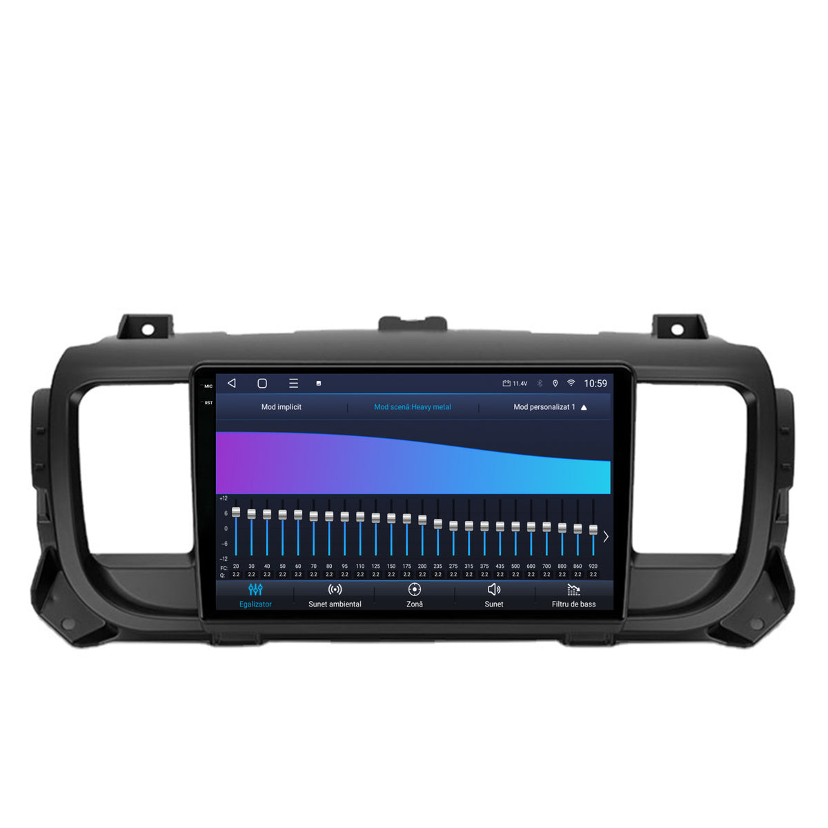 Navigatie 2K HUB64 Citroen Jumpy / Peugeot Expert (2017-2021), 4GB RAM, Android, Octacore, Slot Sim 4G, DSP, GPS, Wi-FI, Carplay, Android Auto, USB, Bluetooth, Waze, Touchscreen, 9.5 Inch