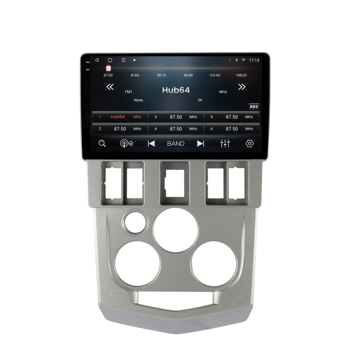 Navigatie 2K HUB64 Dacia Logan PH1 (2004-2009), 8GB RAM, Android, Octacore, Slot Sim 4G, DSP, GPS, Wi-FI, Carplay, Android Auto, USB, Bluetooth, Waze, Touchscreen, 9.5 Inch