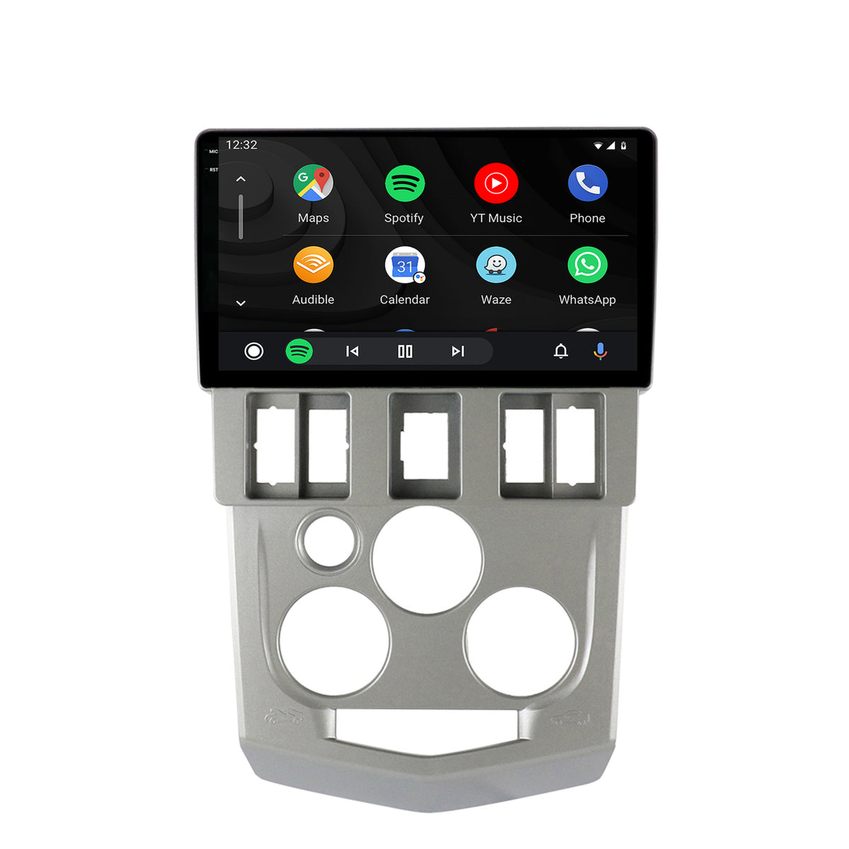 Navigatie 2K HUB64 Dacia Logan PH1 (2004-2009), 8GB RAM, Android, Octacore, Slot Sim 4G, DSP, GPS, Wi-FI, Carplay, Android Auto, USB, Bluetooth, Waze, Touchscreen, 9.5 Inch